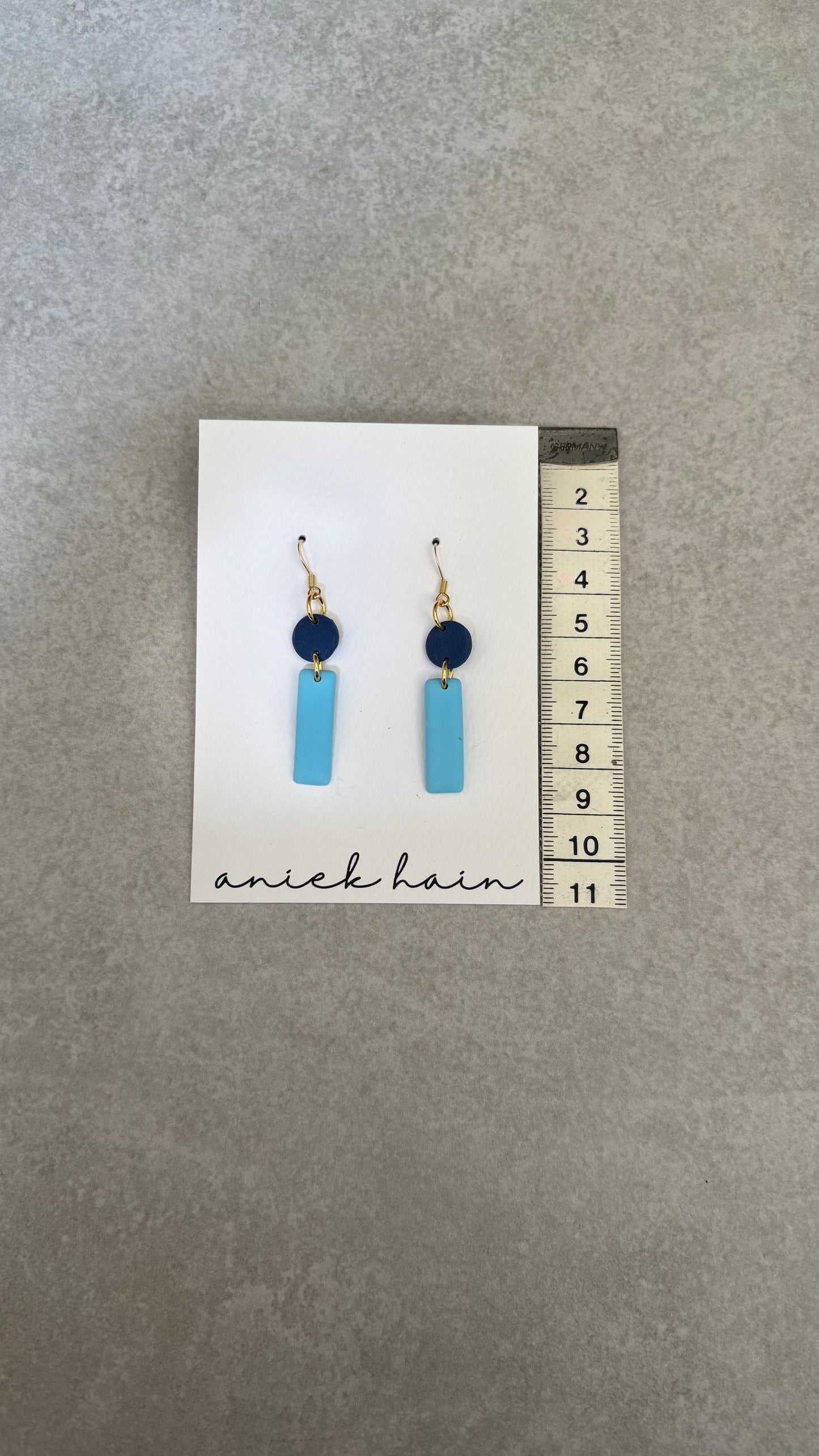 Hellblau Dunkelblau Stift