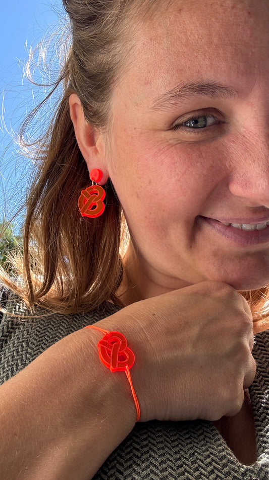 Brezn-Armband neon orange/neon orange Nylon